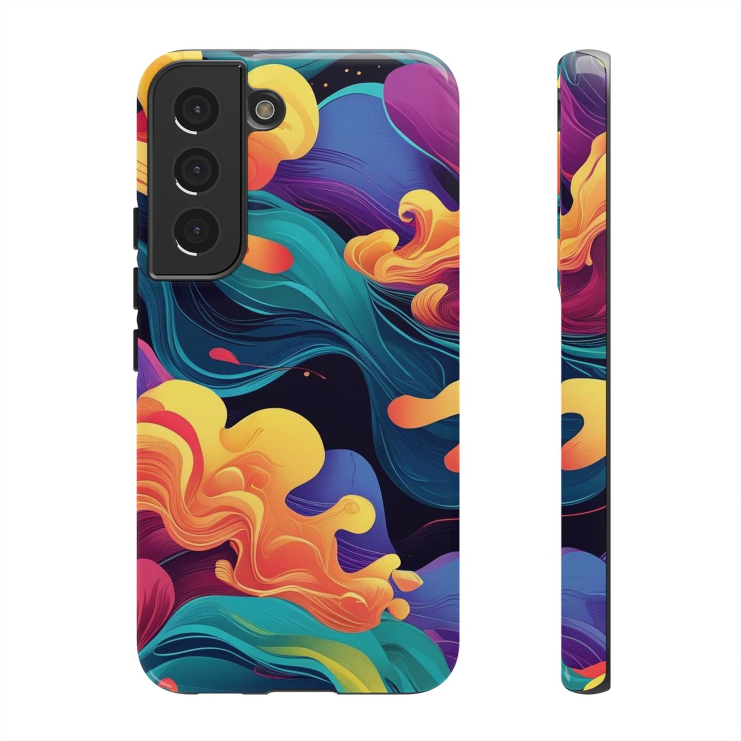 Colorful Phone Cover, Artistic Cellphone Cover, Unique Gift for Her, Trendy Accessories, Vibrant Protection