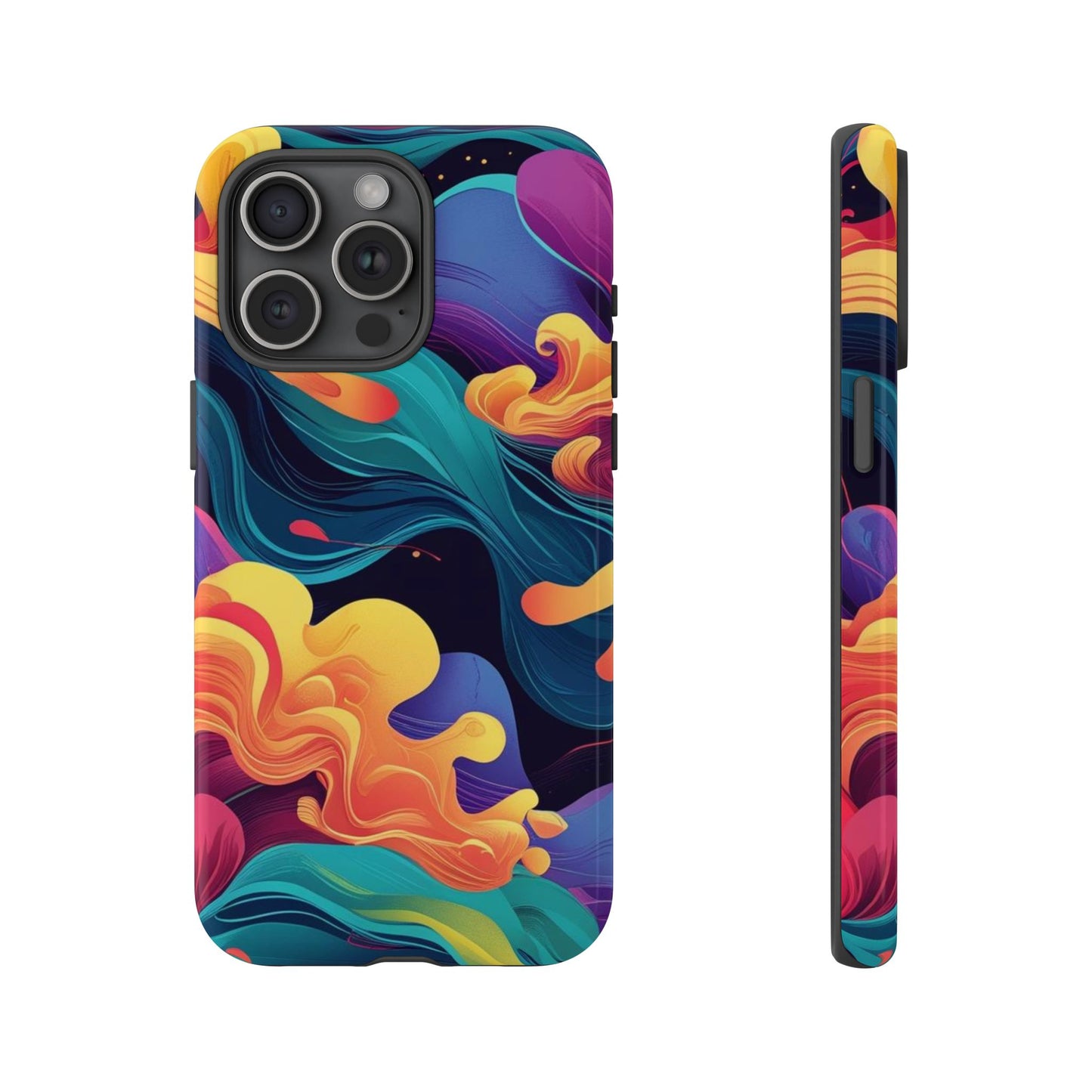 Colorful Phone Cover, Artistic Cellphone Cover, Unique Gift for Her, Trendy Accessories, Vibrant Protection