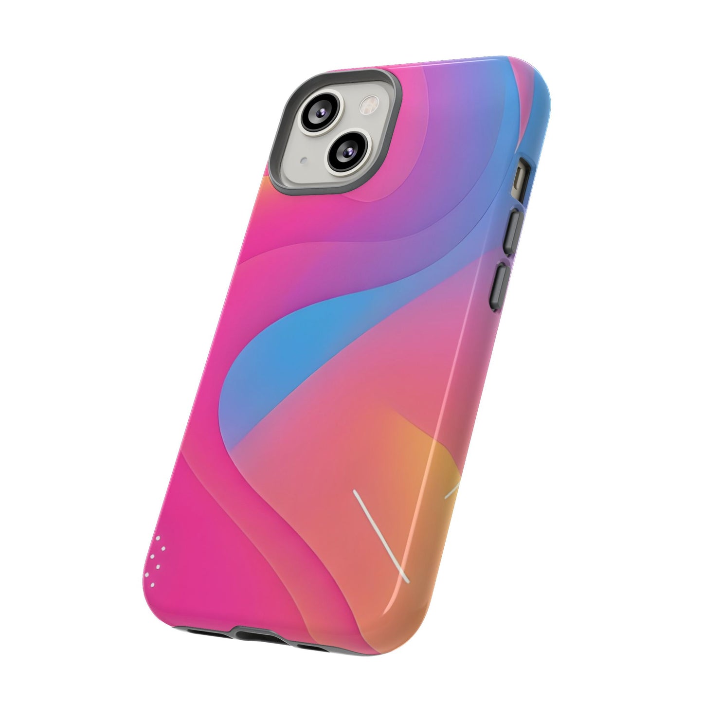 Stylish Tough Phone Case - Colorful Abstract Design for Trendsetters