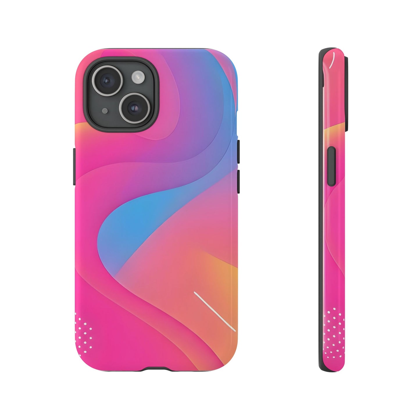 Stylish Tough Phone Case - Colorful Abstract Design for Trendsetters