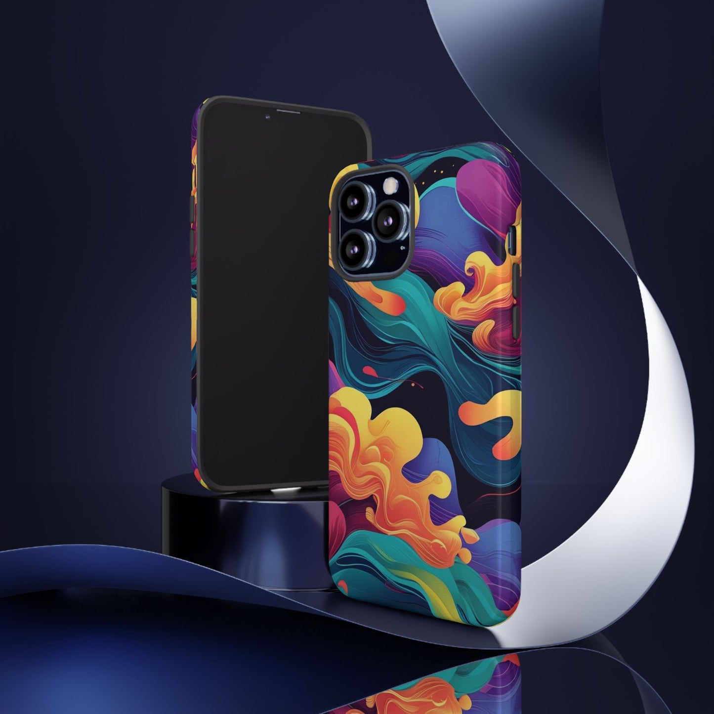 Colorful Phone Cover, Artistic Cellphone Cover, Unique Gift for Her, Trendy Accessories, Vibrant Protection