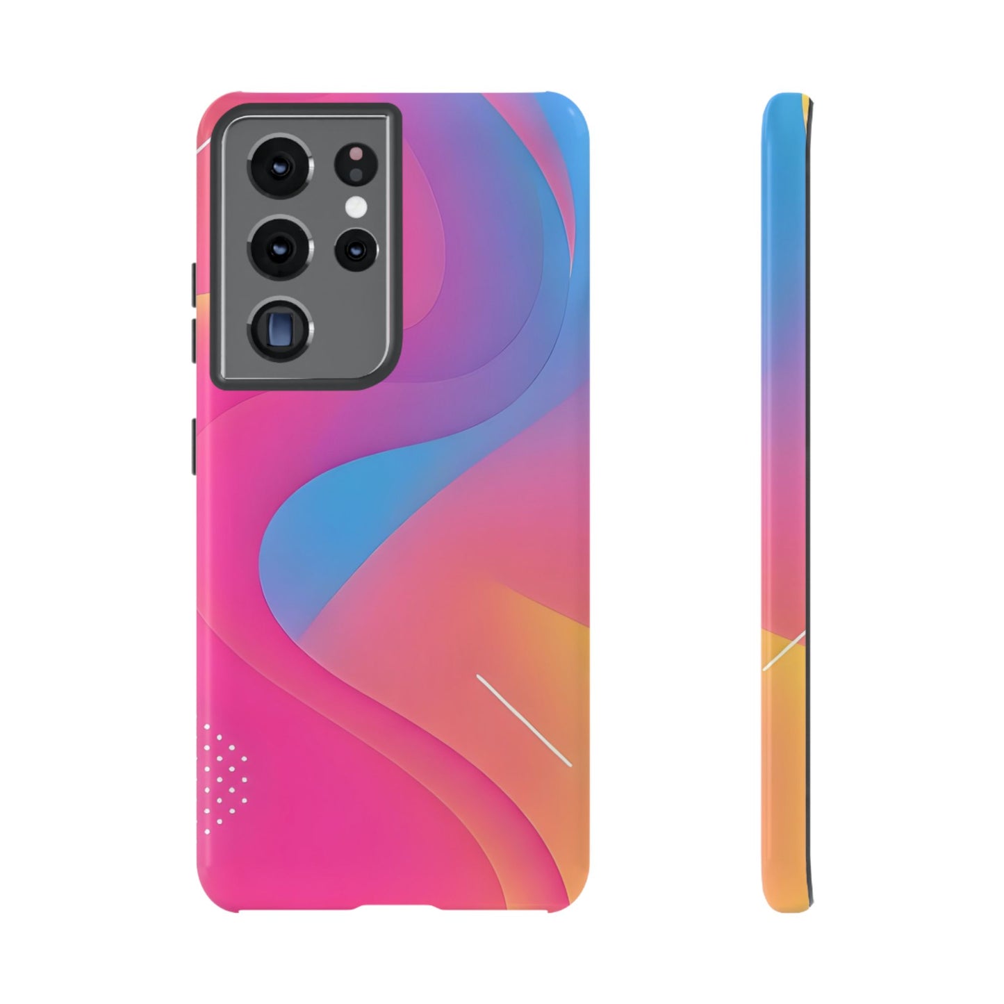 Stylish Tough Phone Case - Colorful Abstract Design for Trendsetters