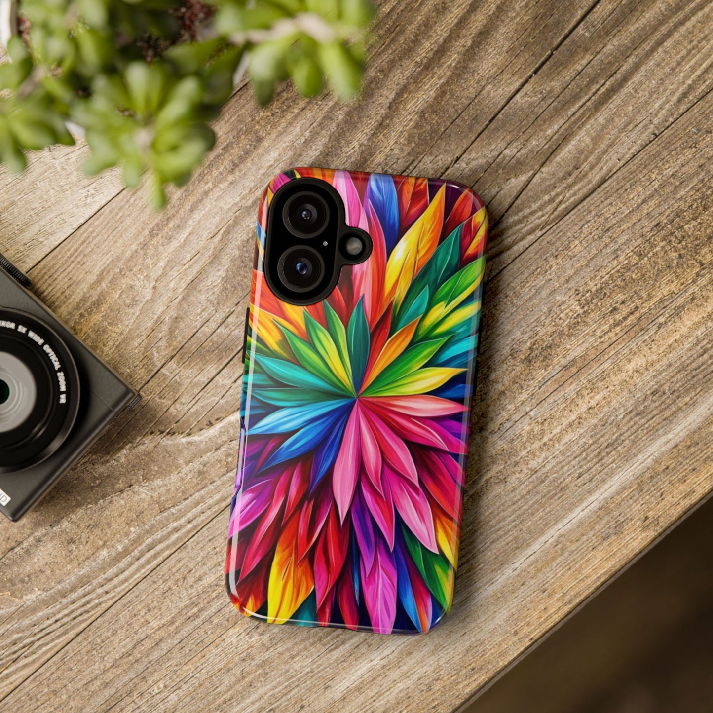Colorful Floral Phone Cover - Tough Cases for Vibrant Protection