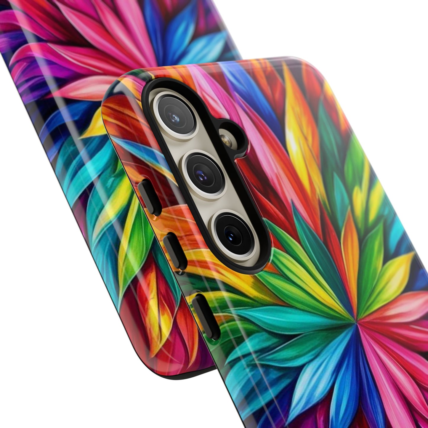 Colorful Floral Phone Cover - Tough Cases for Vibrant Protection