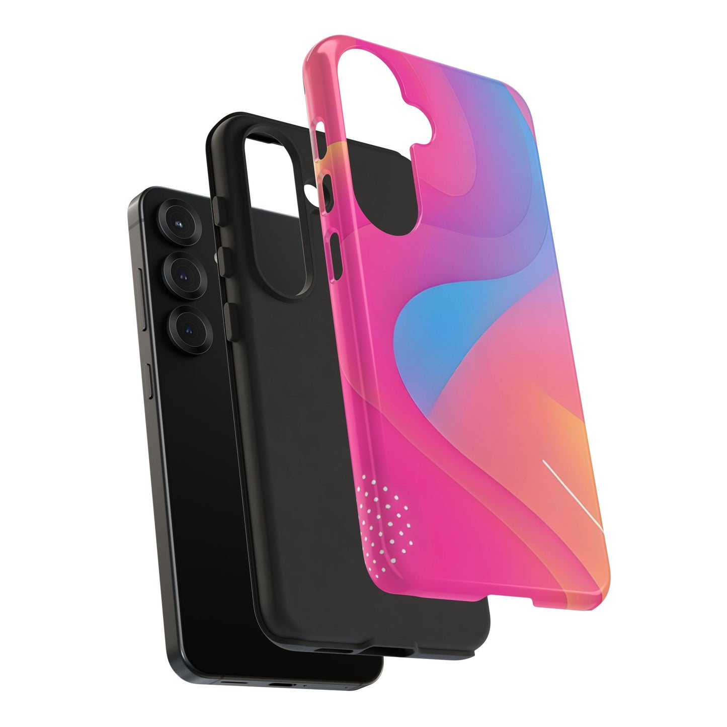 Stylish Tough Phone Case - Colorful Abstract Design for Trendsetters