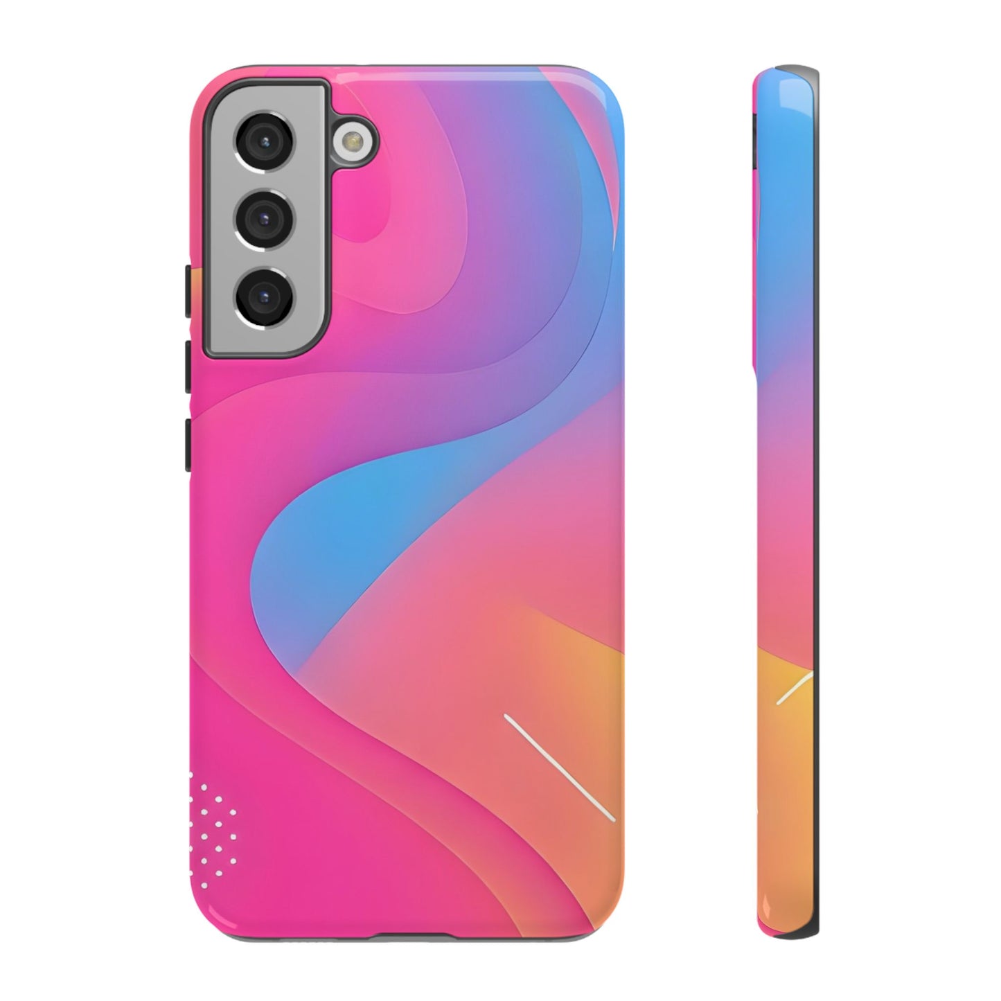 Stylish Tough Phone Case - Colorful Abstract Design for Trendsetters