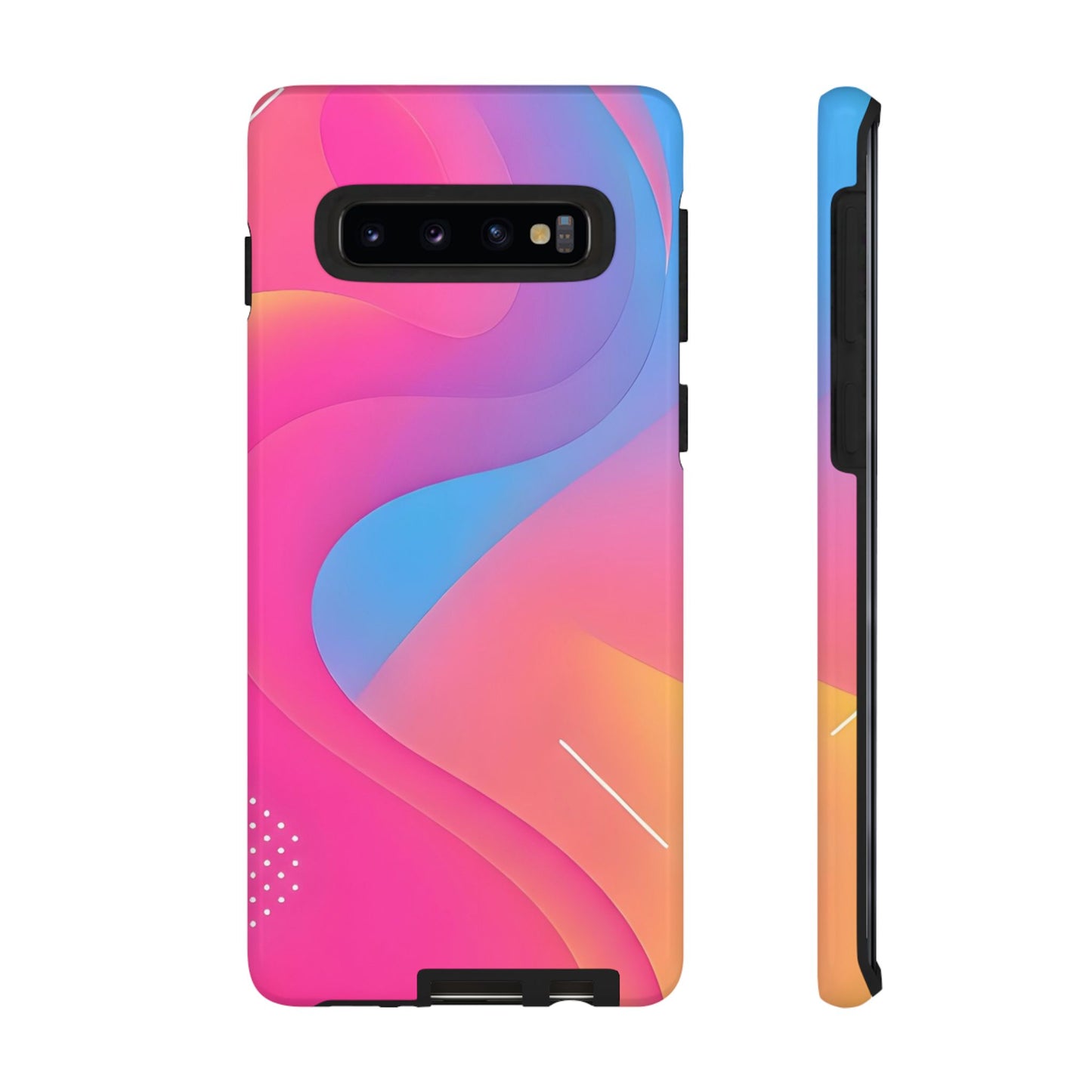 Stylish Tough Phone Case - Colorful Abstract Design for Trendsetters