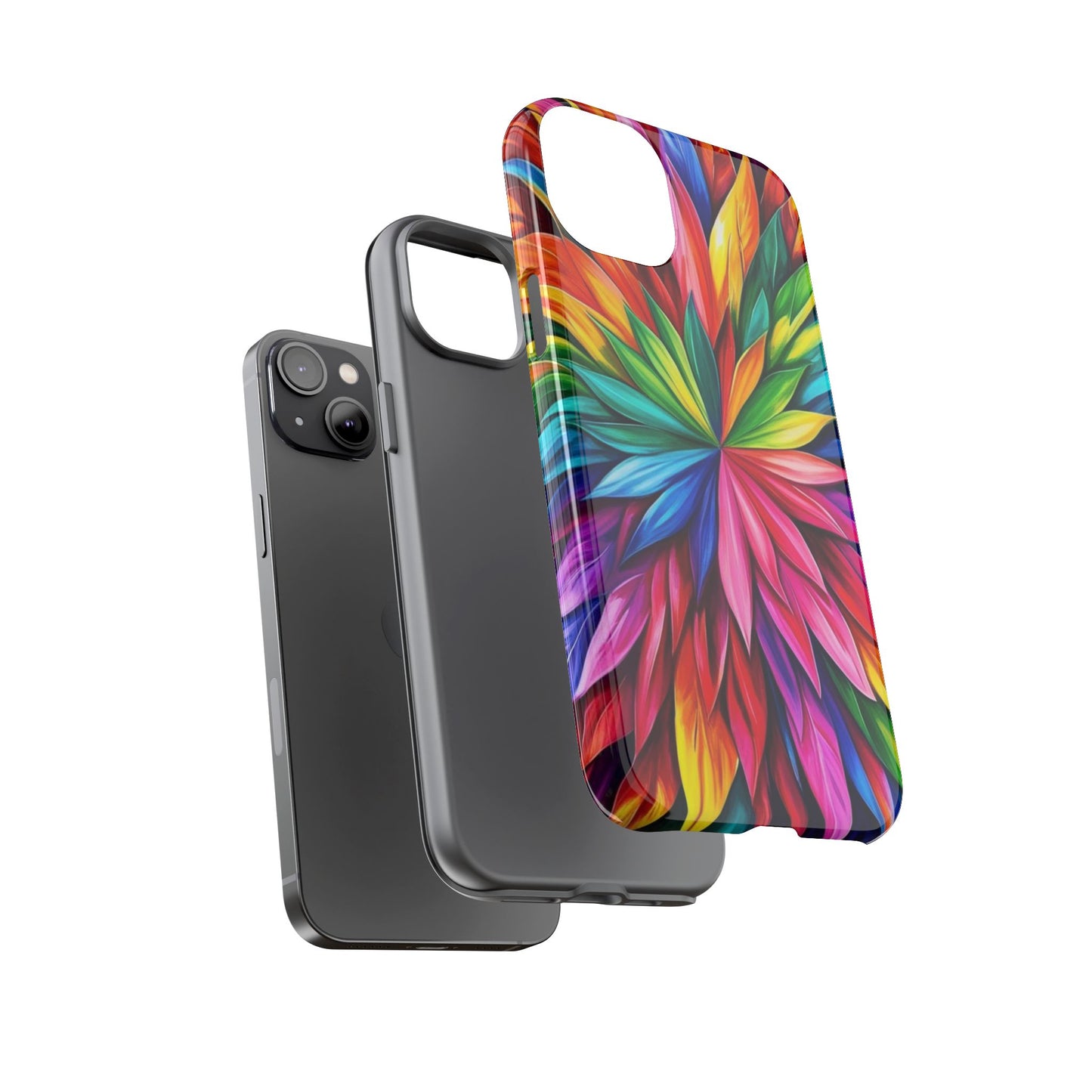 Colorful Floral Phone Cover - Tough Cases for Vibrant Protection