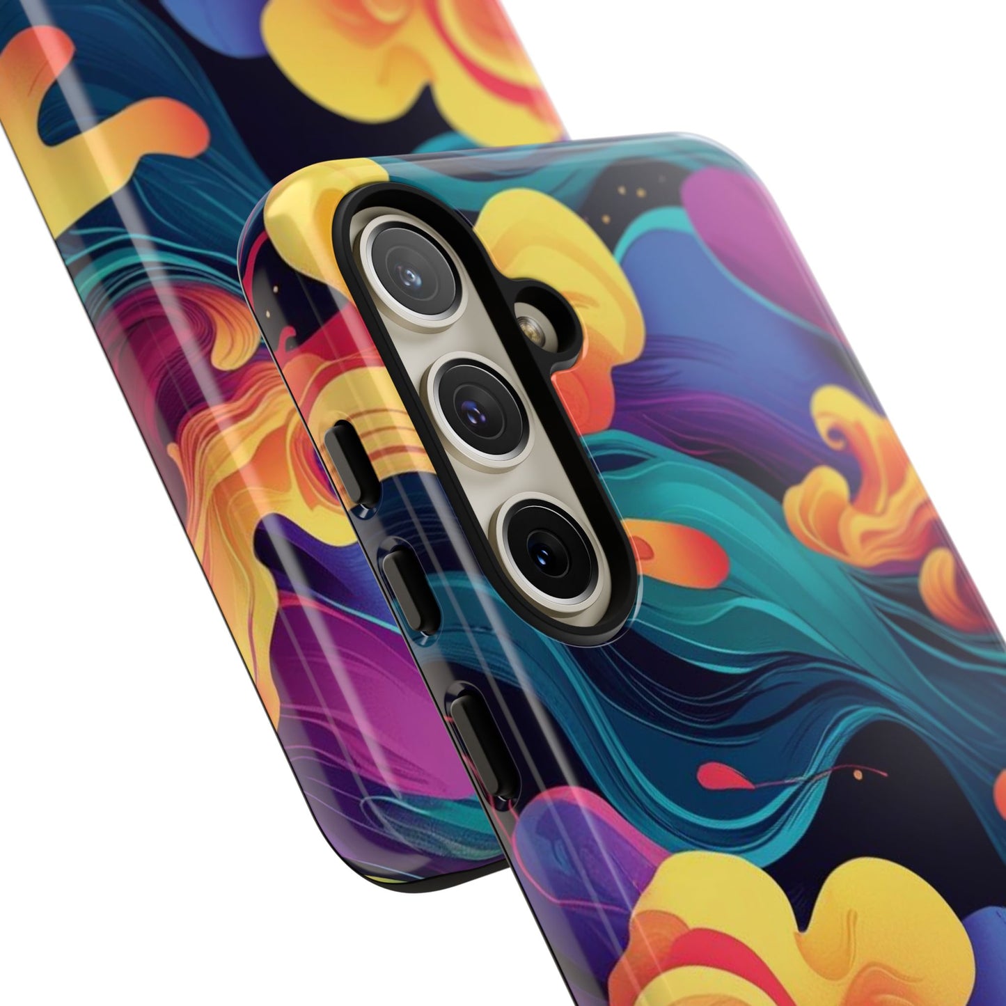 Colorful Phone Cover, Artistic Cellphone Cover, Unique Gift for Her, Trendy Accessories, Vibrant Protection