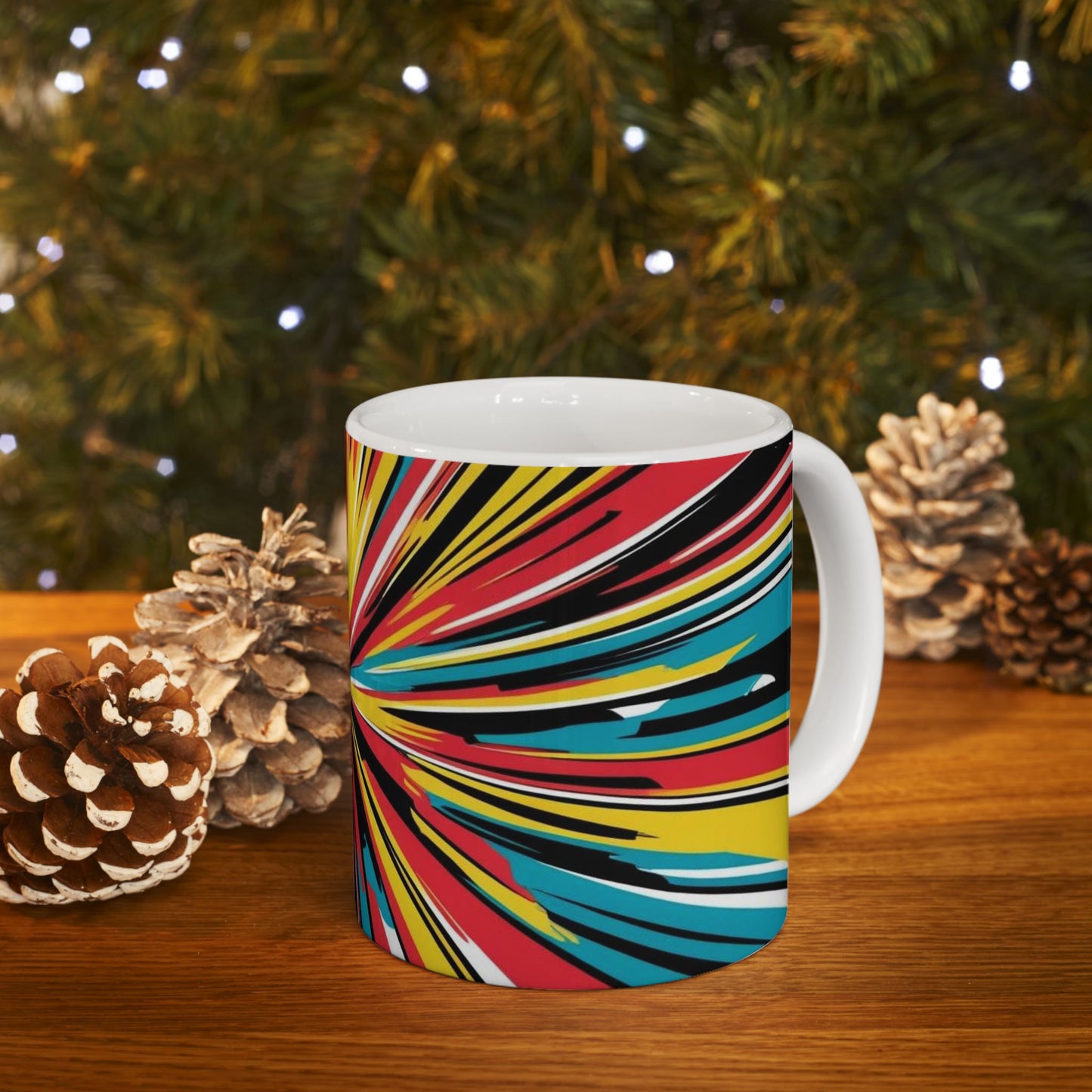Vibrant Colorful Coffee Mug - Cup for Art Lovers