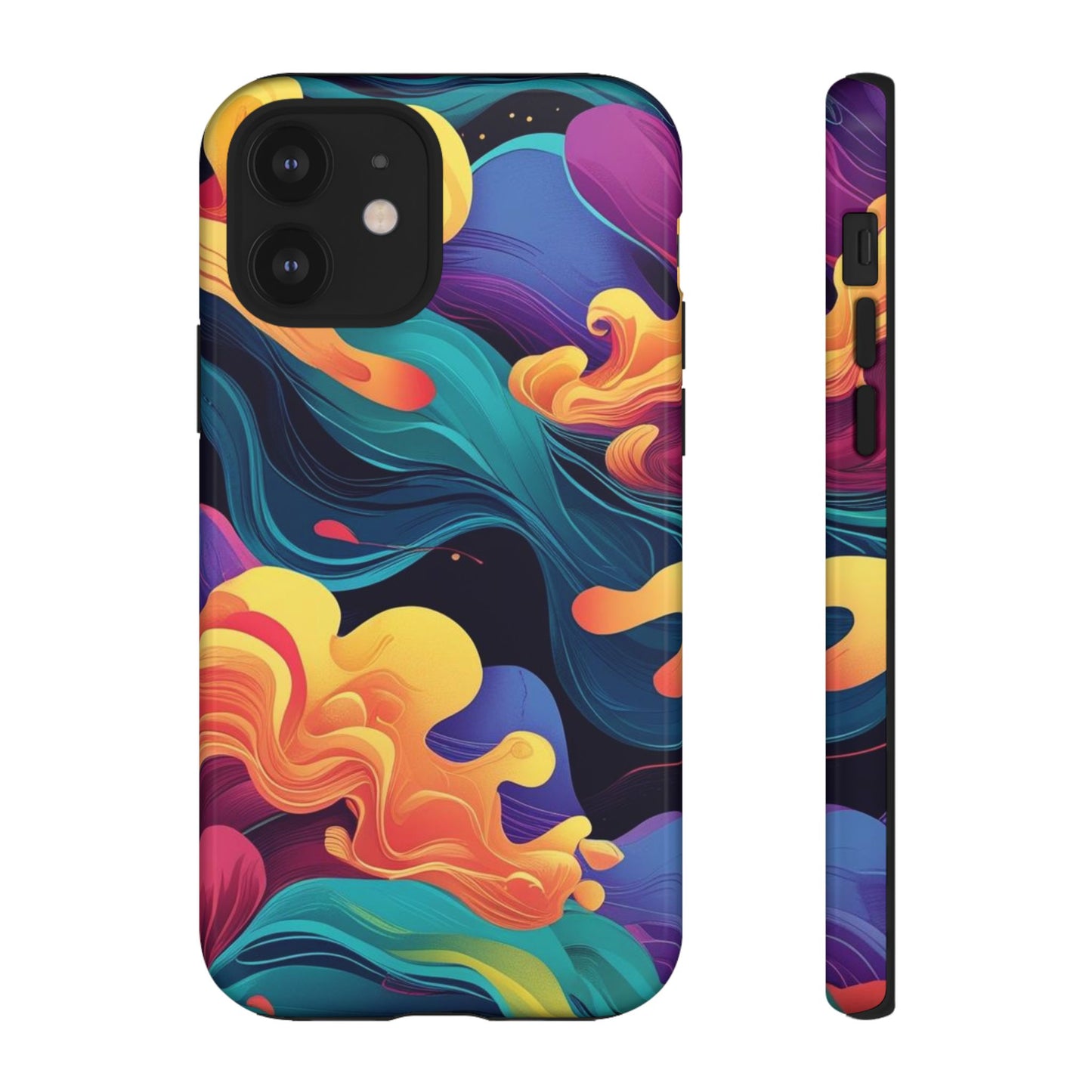 Colorful Phone Cover, Artistic Cellphone Cover, Unique Gift for Her, Trendy Accessories, Vibrant Protection