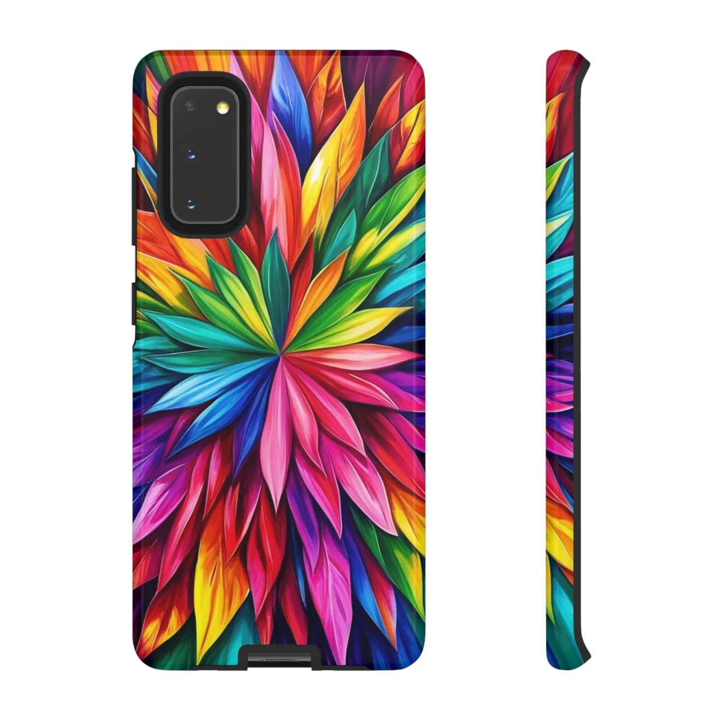 Colorful Floral Phone Cover - Tough Cases for Vibrant Protection