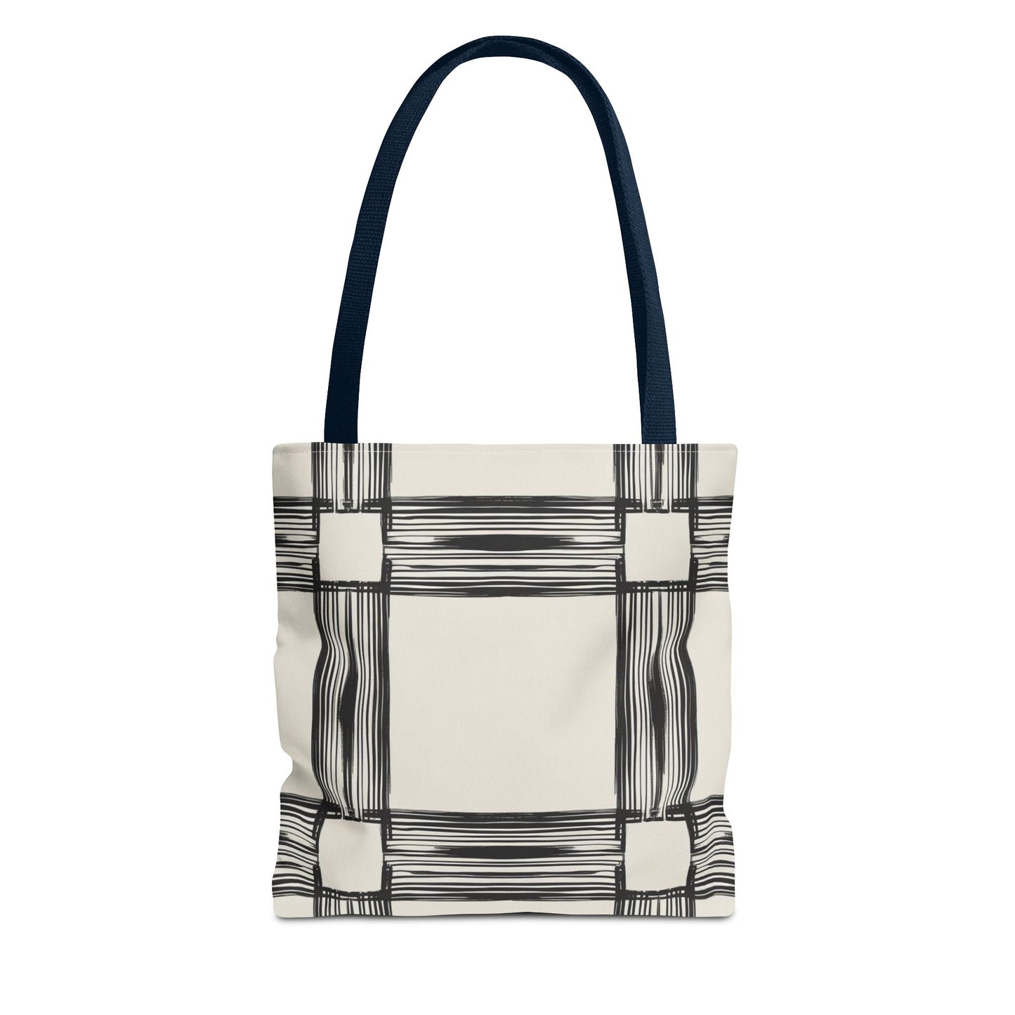 Stylish Minimalist Shopping Bag - Chic Black and White Design for Everyday Use