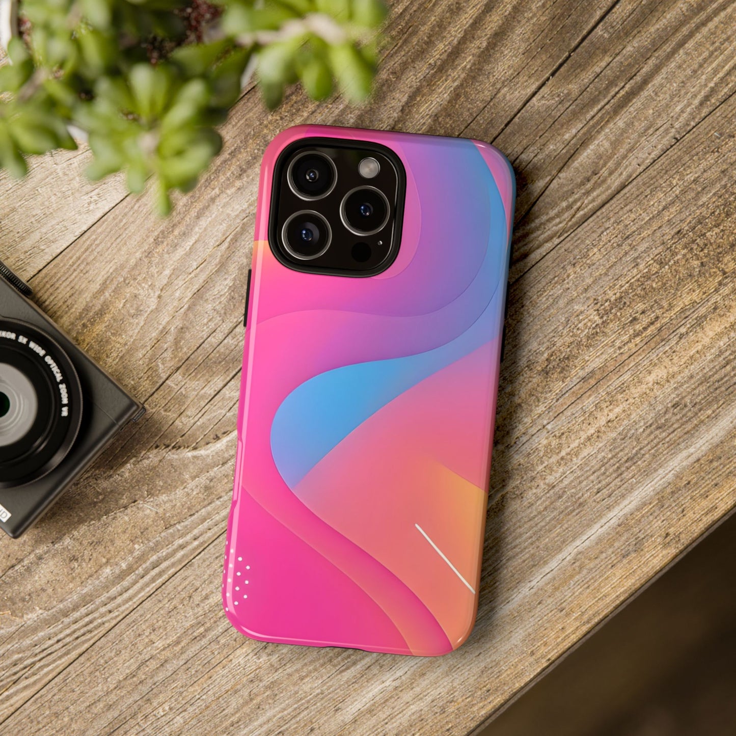 Stylish Tough Phone Case - Colorful Abstract Design for Trendsetters