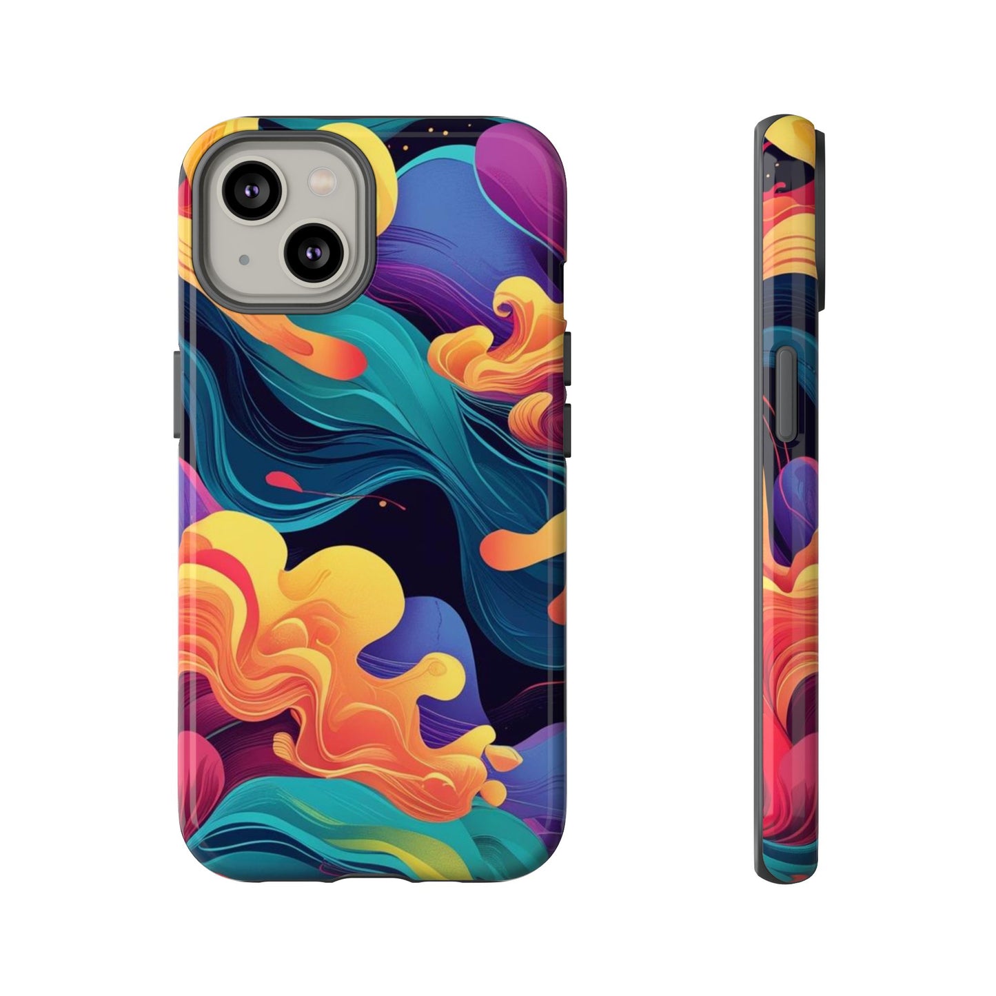 Colorful Phone Cover, Artistic Cellphone Cover, Unique Gift for Her, Trendy Accessories, Vibrant Protection