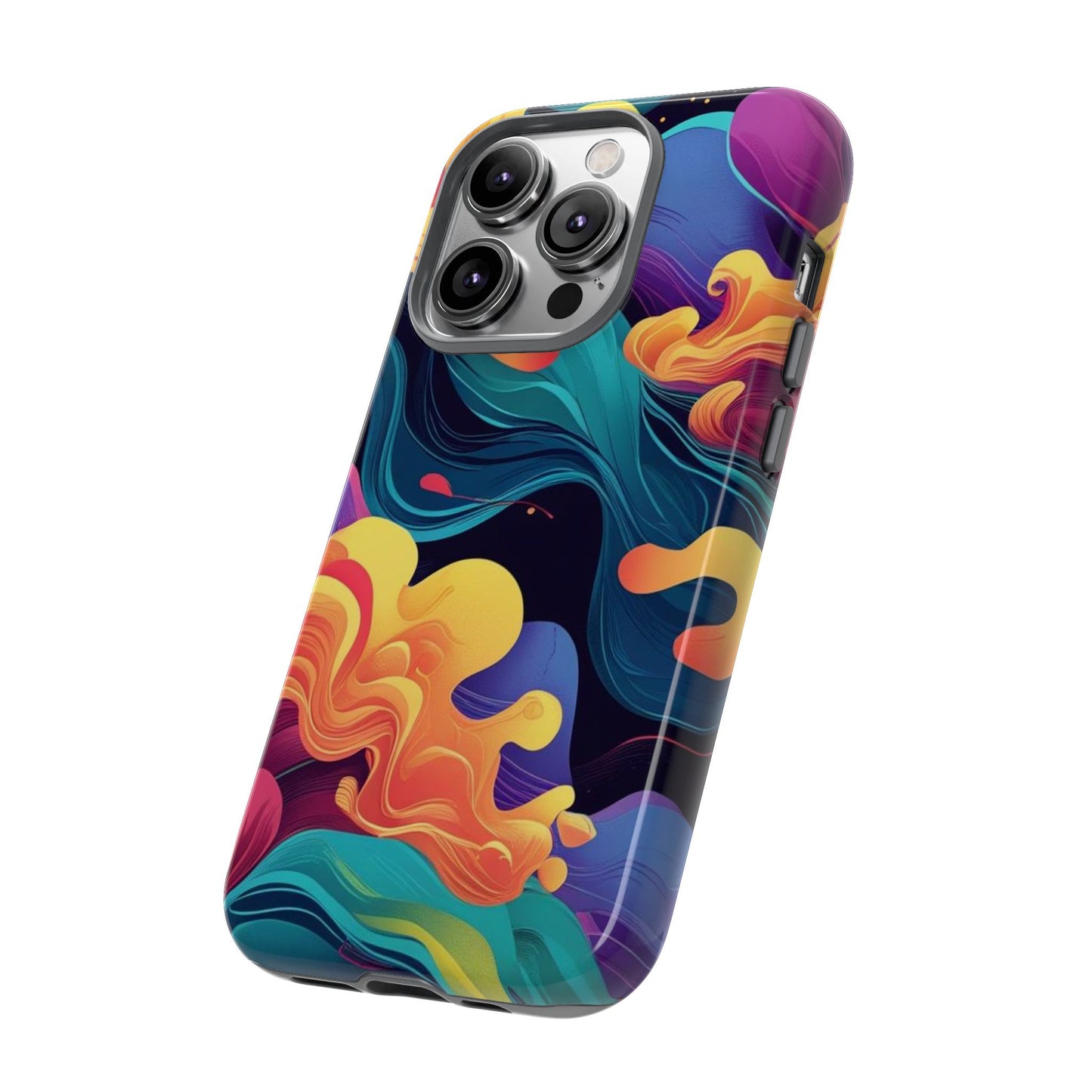 Colorful Phone Cover, Artistic Cellphone Cover, Unique Gift for Her, Trendy Accessories, Vibrant Protection