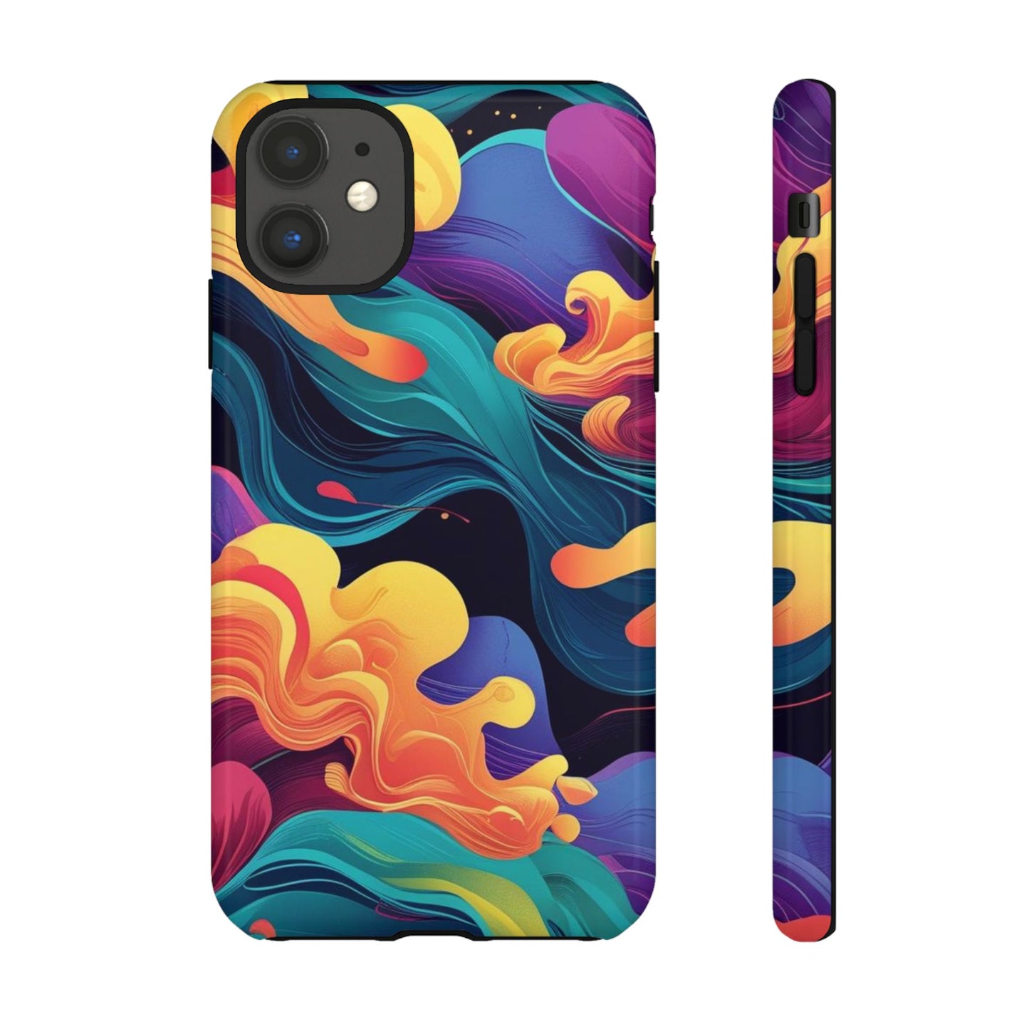 Colorful Phone Cover, Artistic Cellphone Cover, Unique Gift for Her, Trendy Accessories, Vibrant Protection