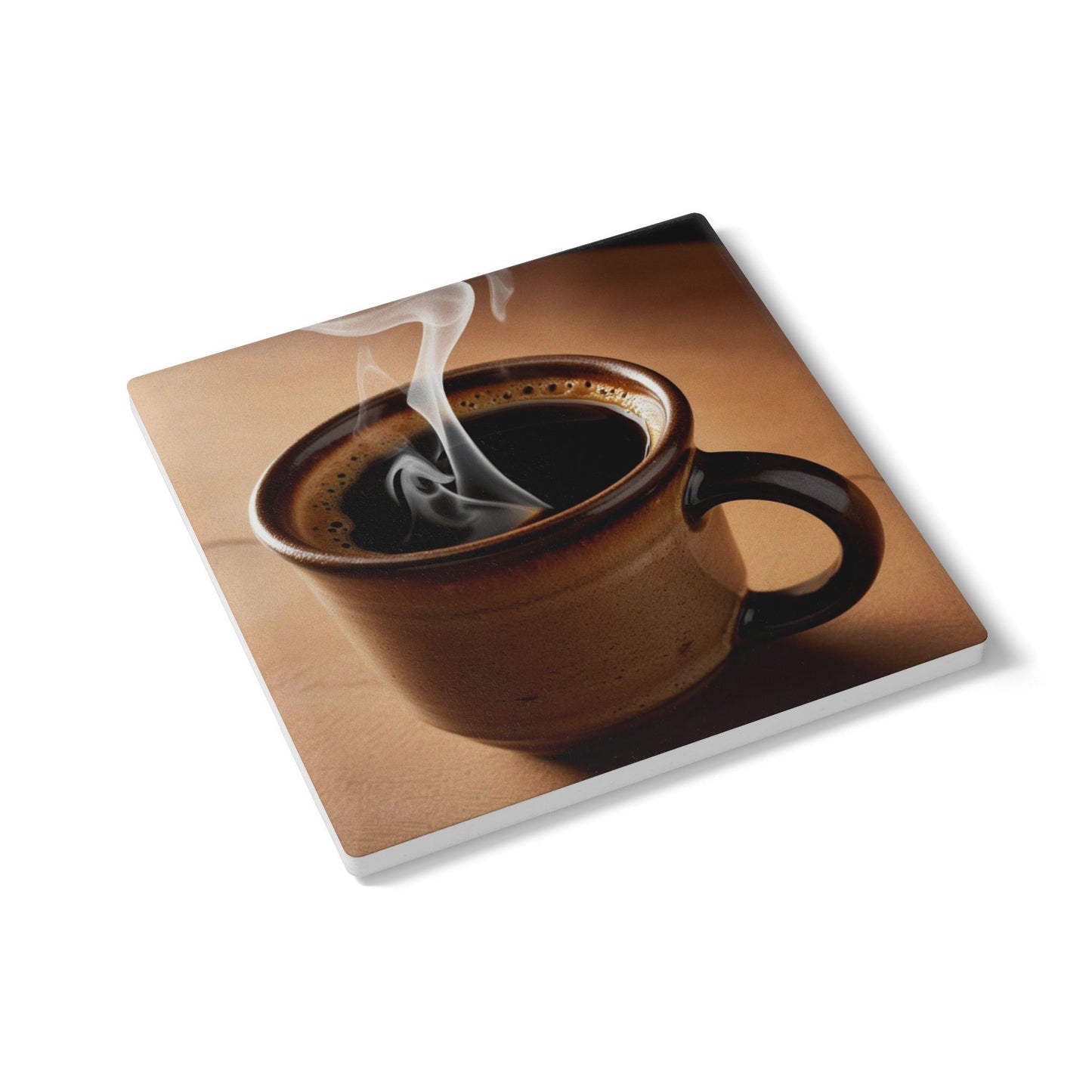Coffee Lover's Ceramic Coaster - Perfect for Home Decor & Gift