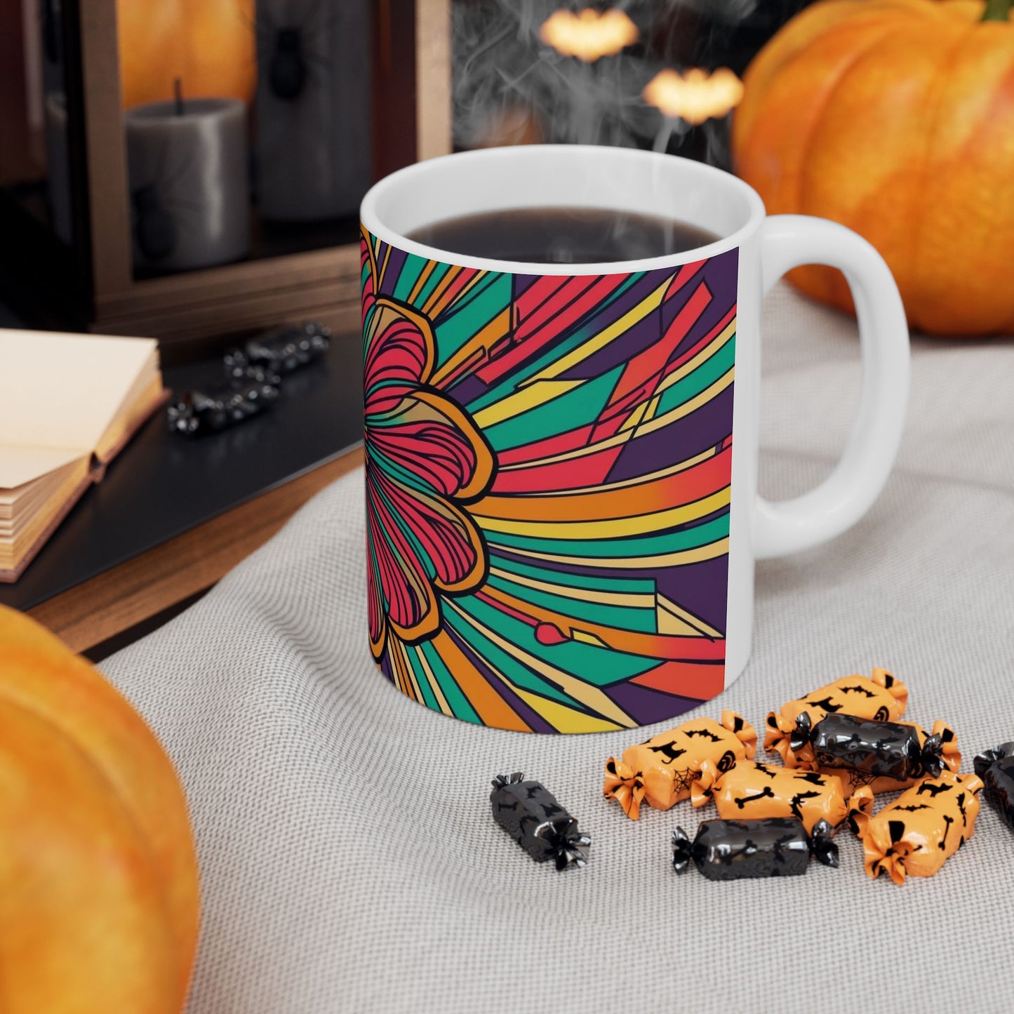 Vibrant Colorful Coffee Mug- Perfect for Home and Gifts