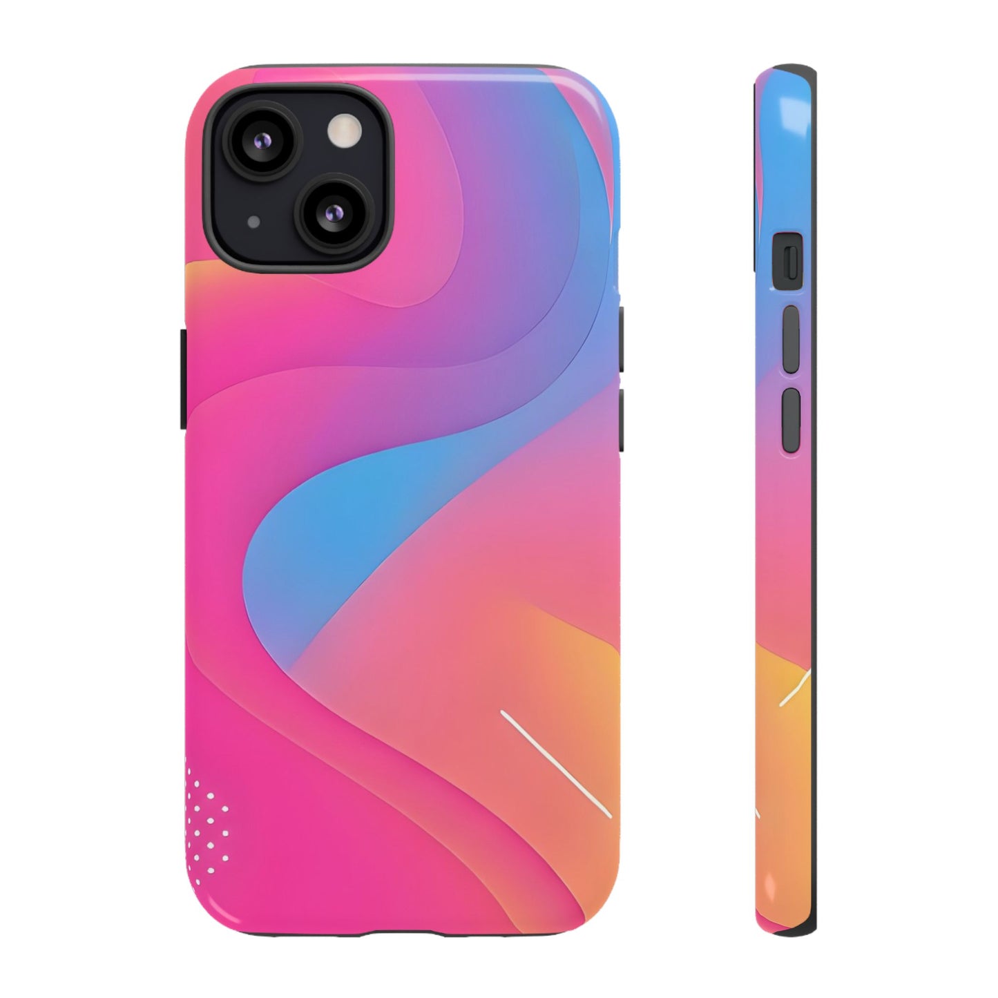 Stylish Tough Phone Case - Colorful Abstract Design for Trendsetters