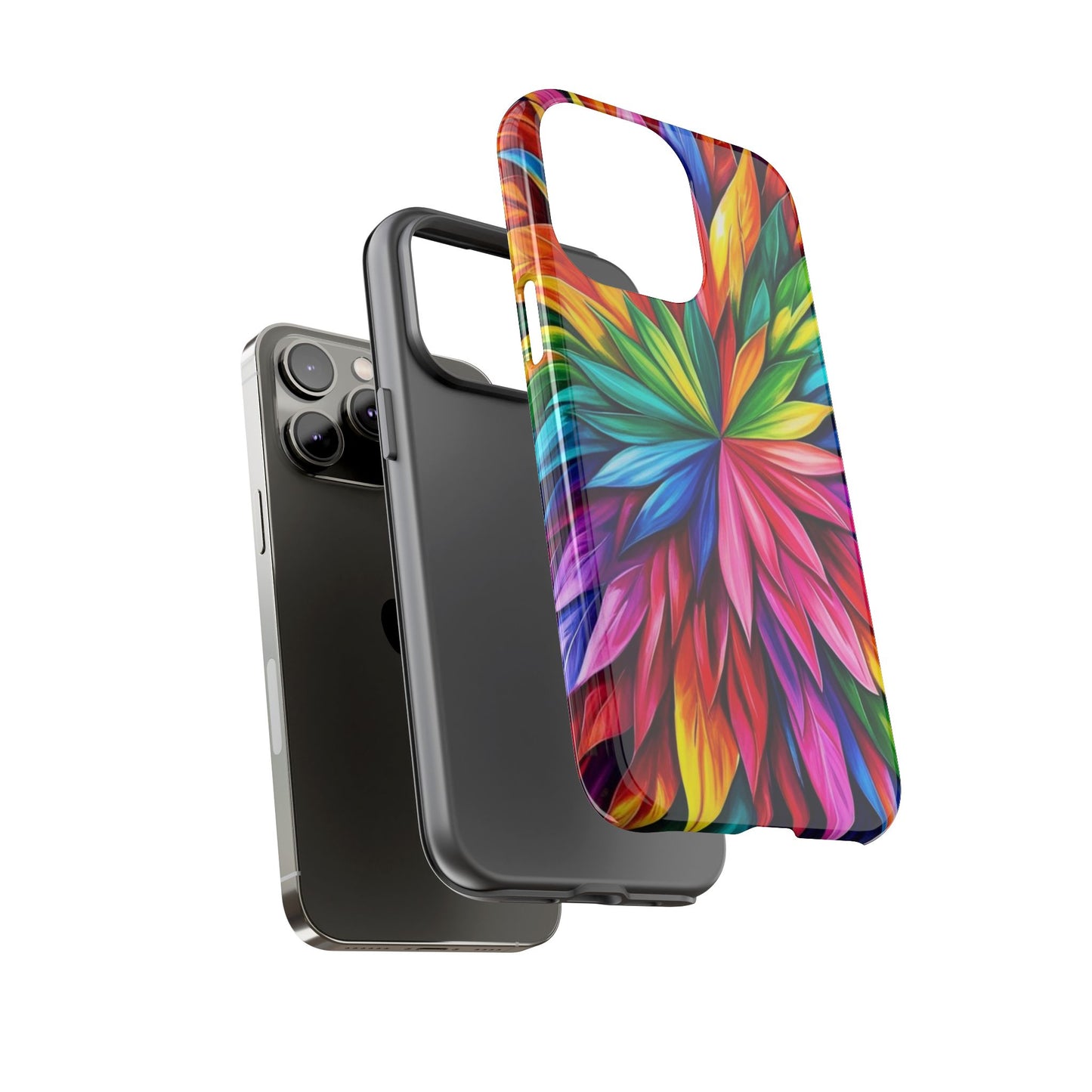 Colorful Floral Phone Cover - Tough Cases for Vibrant Protection